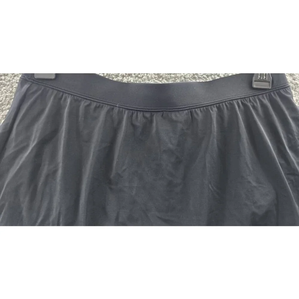 Swim Solutions Mix and Match Swim Skirt Women's 16 Black Elastic Waist Pull On